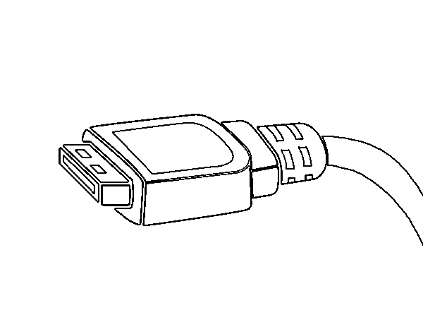 Coloriage de Câble USB pour Colorier