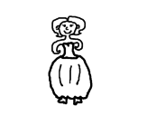 Dibujo de Femme avec une robe