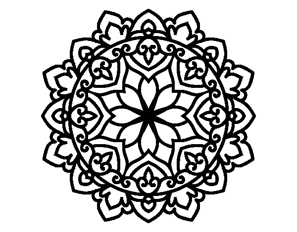 Coloriage de Mandala celtique pour Colorier