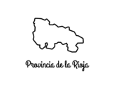 <span class='hidden-xs'>Coloriage de </span>Province de La Rioja à colorier