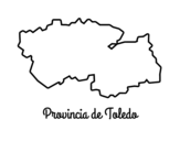 <span class='hidden-xs'>Coloriage de </span>Province de Toledo à colorier