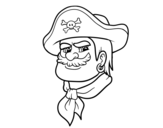 Dibujo de Tête de pirate