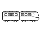 <span class='hidden-xs'>Coloriage de </span>Wagons de train à colorier