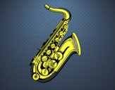 Un saxophone
